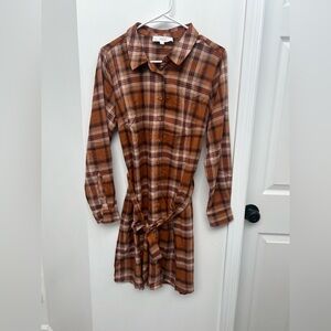 Lucky Brand Women’s Button Up Shirt Dress Size Large